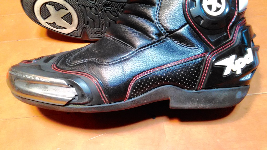 バイク・オートバイ用ブーツの靴修理