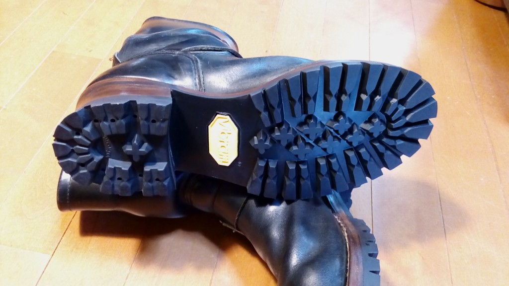 レッドウィングのブーツのオールソールの靴修理
