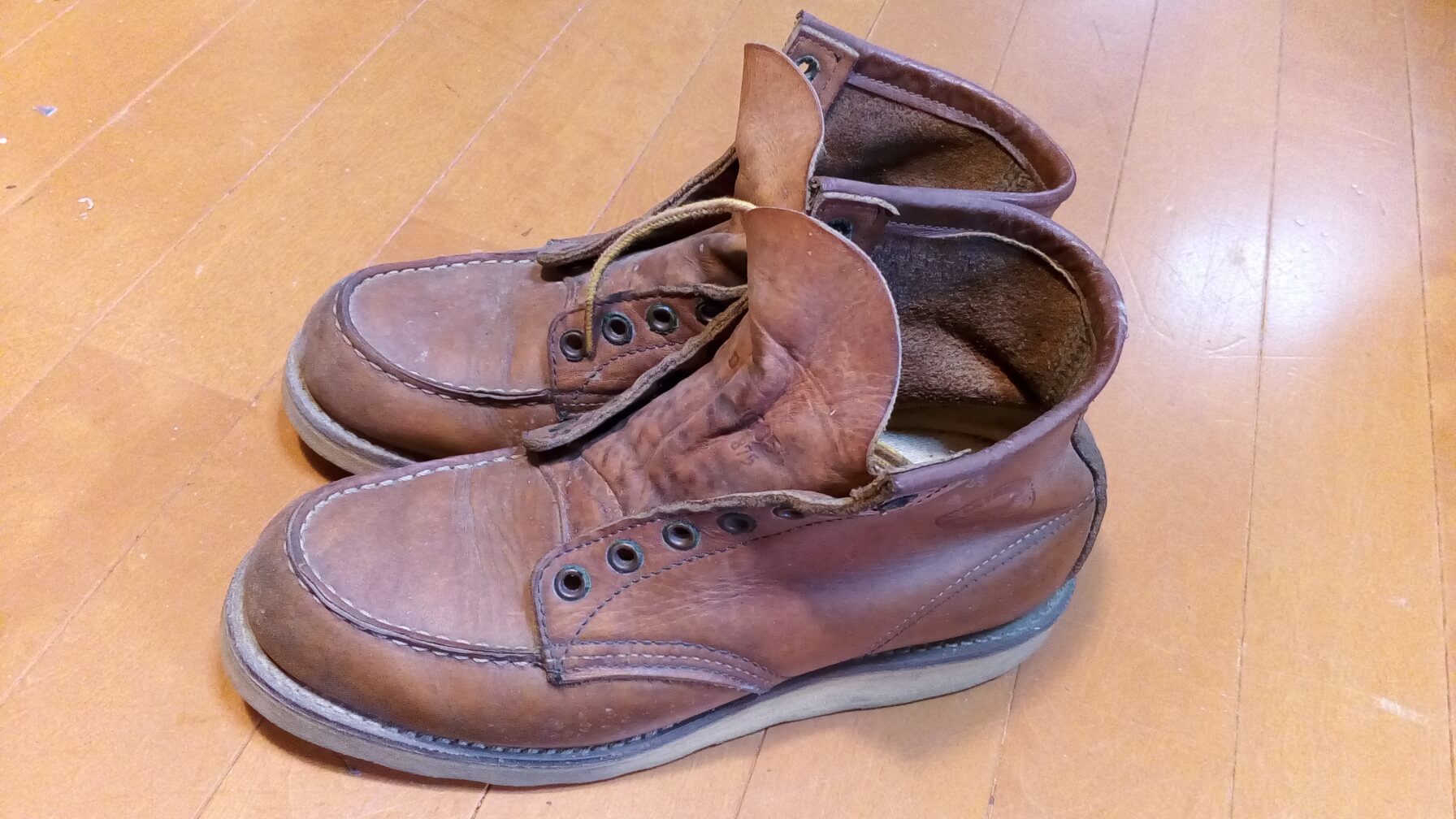 レッドウィングのブーツの丸洗いの靴修理
