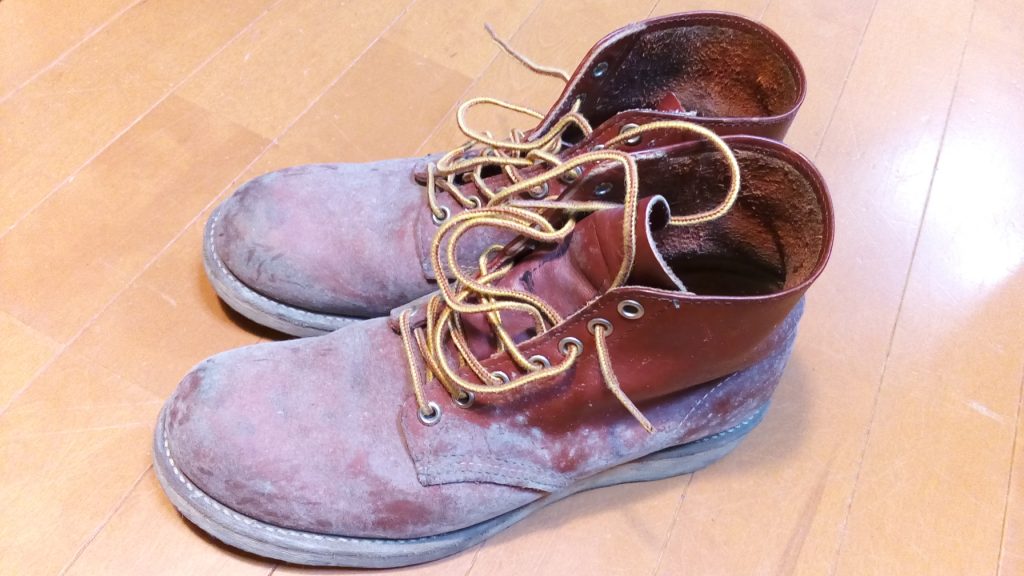レッドウィングの靴修理13：レッドウィングのブーツのオールソールの靴修理