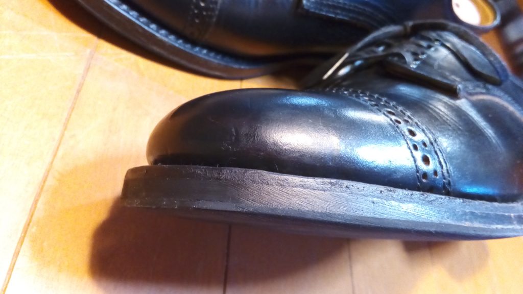 靴修理品136：Wheel Robeのつま先ソール補修の靴修理