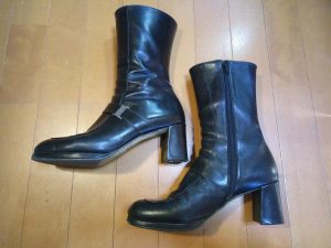 レディースブーツのストレッチ&トップリフト交換