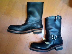 レッドウィングブーツのストレッチ