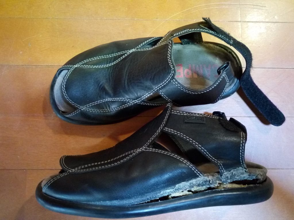 CAMPERの靴修理4