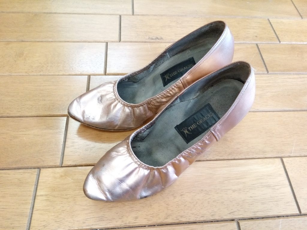 ダンスシューズの靴修理3:ダンスシューズのソール補修の靴修理