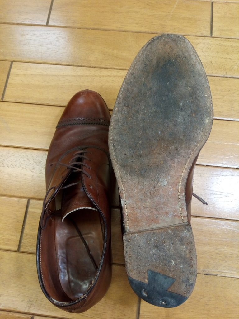 オールデンのオールソール交換の靴修理