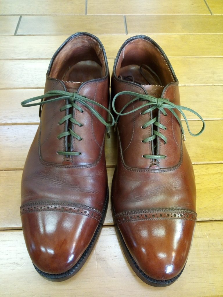 オールデンのオールソール交換の靴修理