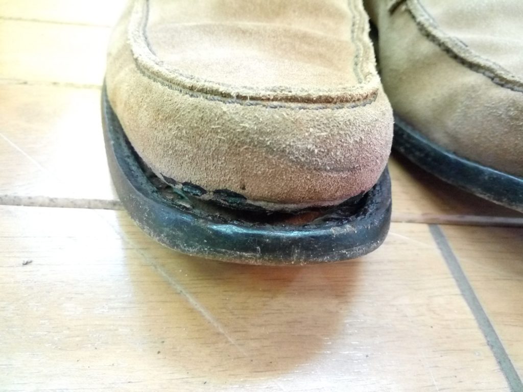 トッズのオールソールの靴修理