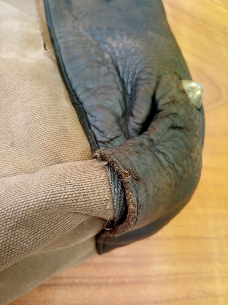 ラルフローレンのカバンの丸洗い＆破れ補修の鞄修理