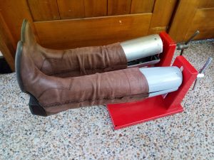 レディースブーツのオールソール交換の靴修理