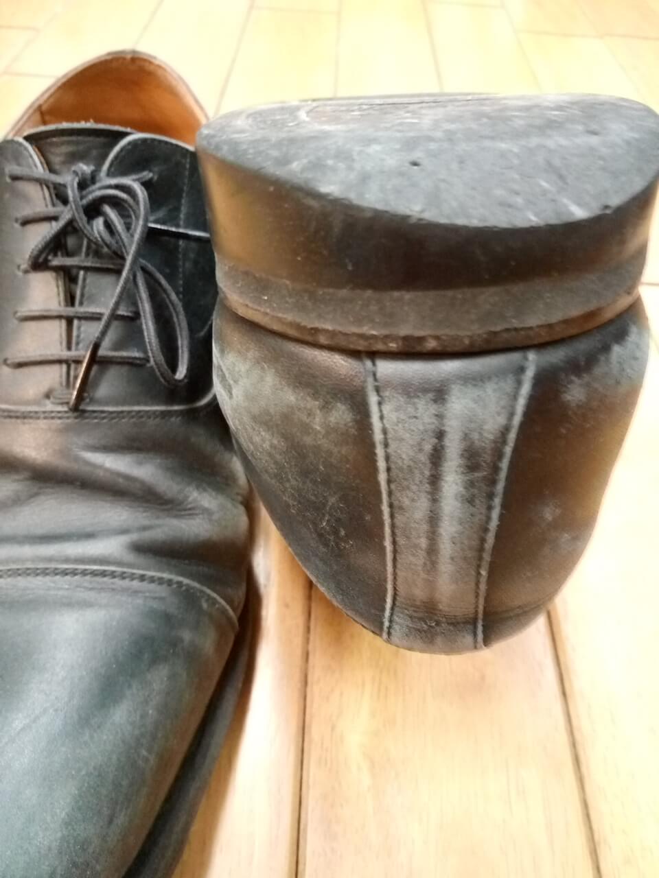 スコッチグレインのストレートチップのオールソールの靴修理 | 靴修理店の和靴工房